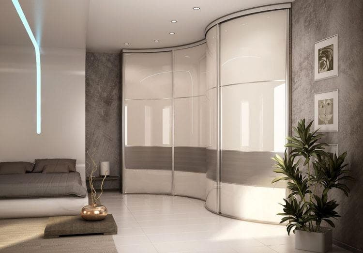 Радиусный шкаф купе «Алиот»