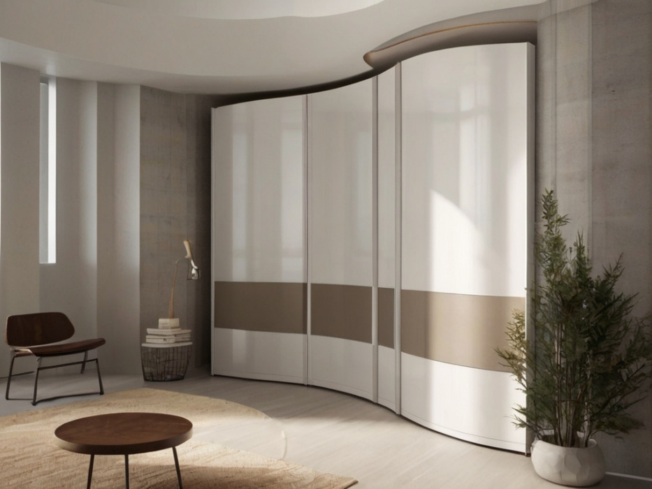 Радиусный шкаф купе «Алиот»
