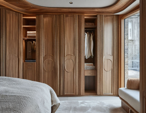 Вогнутый радиусный шкаф «Аура»