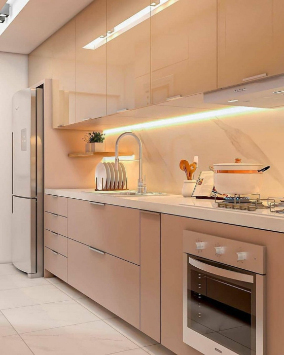 Кухня «Карамельный макиато»